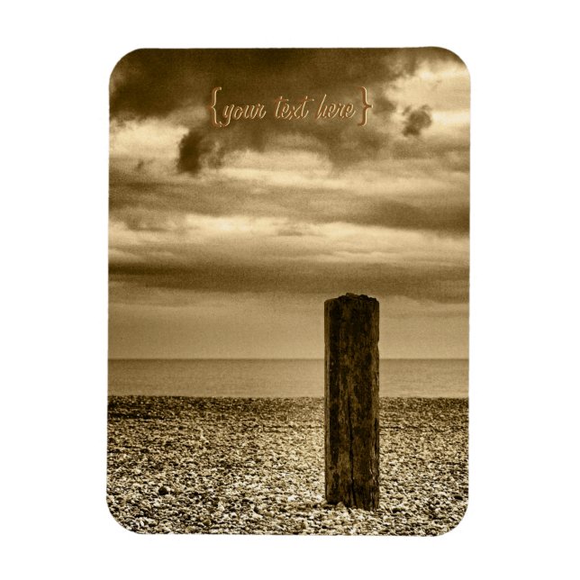 I Have Time - coastal meditation Magnet (Vertical)