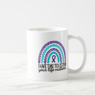 I Have Time To Listen, Suicide Prevention Awarenes Coffee Mug
