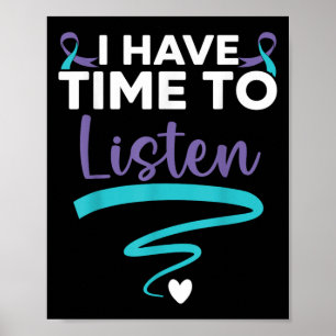I Have Time To Listen Your Life S Mental Health Poster