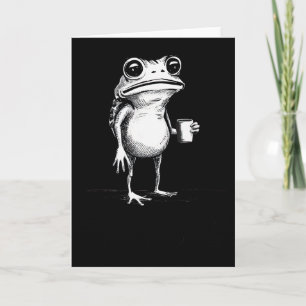 I Have To Say Weird Stuff Or I'll Die Funny Frog M Card
