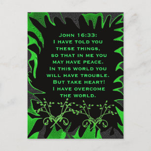 I have told you these things postcard