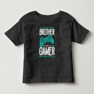 I Have Two Titles Brother And Gamer, Funny Gamer Toddler T-Shirt