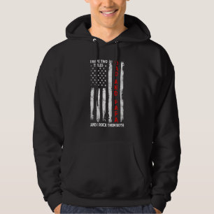 I Have Two Titles Dad And Papa Men American Flag D Hoodie