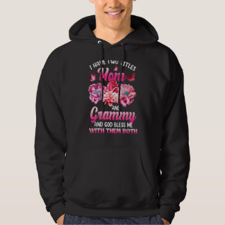 I Have Two Titles Mum And Grammy Pink Flower Mothe Hoodie
