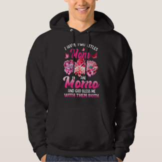 I Have Two Titles Mum And Momo Pink Flower Mother' Hoodie