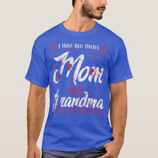 I Have Two Titles Mum Grandma And I Rock Them Moth T-Shirt