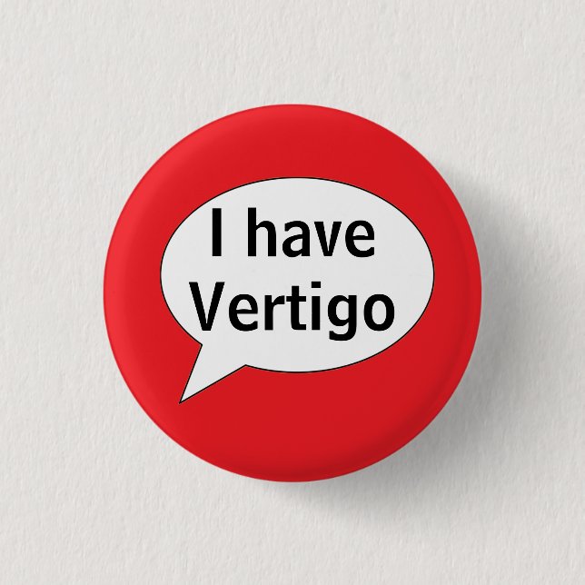 I have vertigo badge (Front)