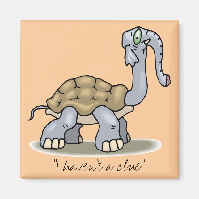 "I haven't a clue" Magnet (Front)