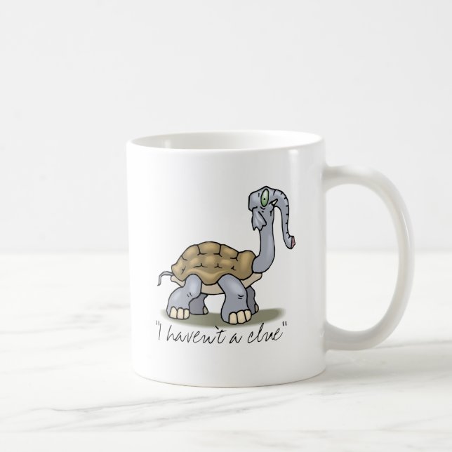 "I haven't a clue" Mug (Right)