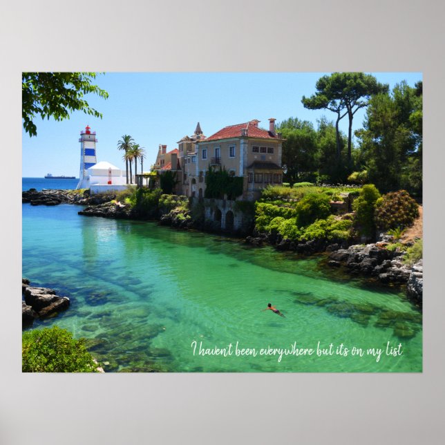 I haven't been everywhere but it's on my list poster (Front)