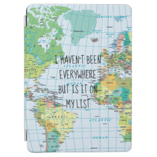 I Haven't Been Everywhere Vintage Map iPad Air Cover