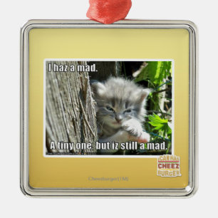 I haz a mad metal tree decoration