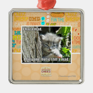 I haz a mad metal tree decoration