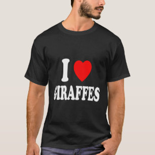 I He Love Giraffes Favourite Animal Zoo Africa T-Shirt