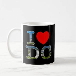 I He Love Washington Wa Dc Font Coffee Mug