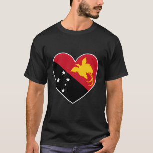I He Papua New Guinea Fun Papua New Guinean Flag H T-Shirt