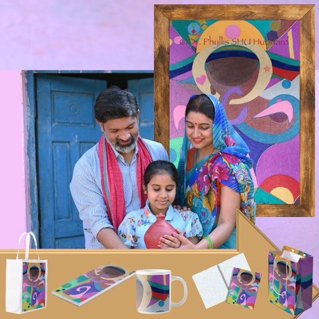 I Heal Postcard (Get the full "I Heal" collection at: https://bit.ly/SmartArtZazzle)