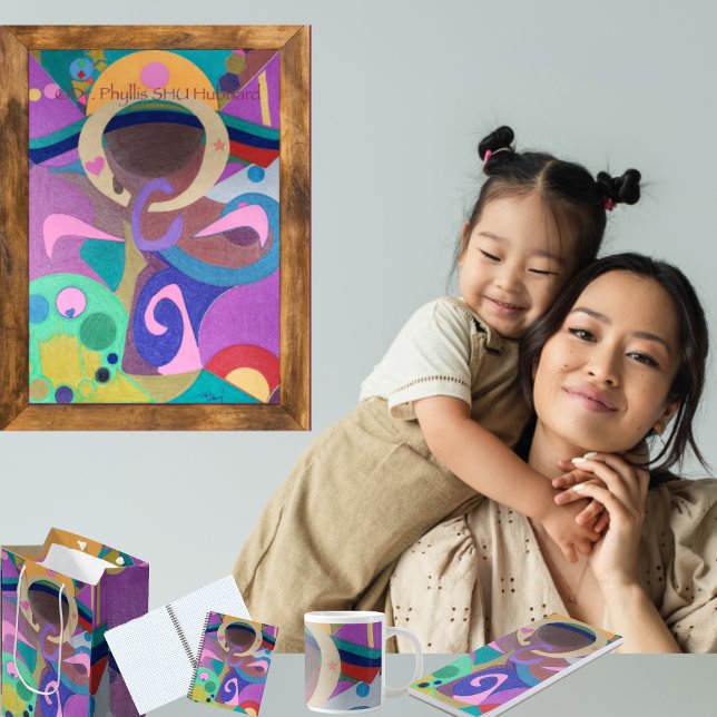 I Heal Wine Gift Bag (Get the full "I Heal" collection at: https://bit.ly/SmartArtZazzle)