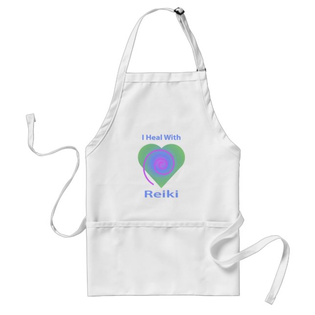 I Heal with Reiki Standard Apron (Front)
