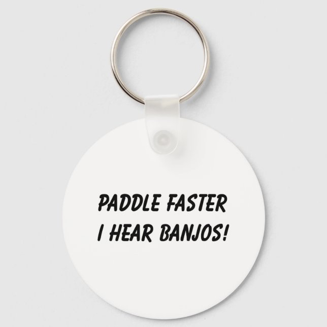 I HEAR BANJOS! KEY RING (Front)