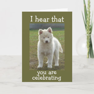 "I HEAR U R CELEBRATING" RETIREMENT CARD