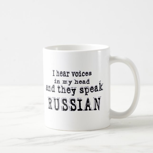 I hear voices coffee mug (Right)