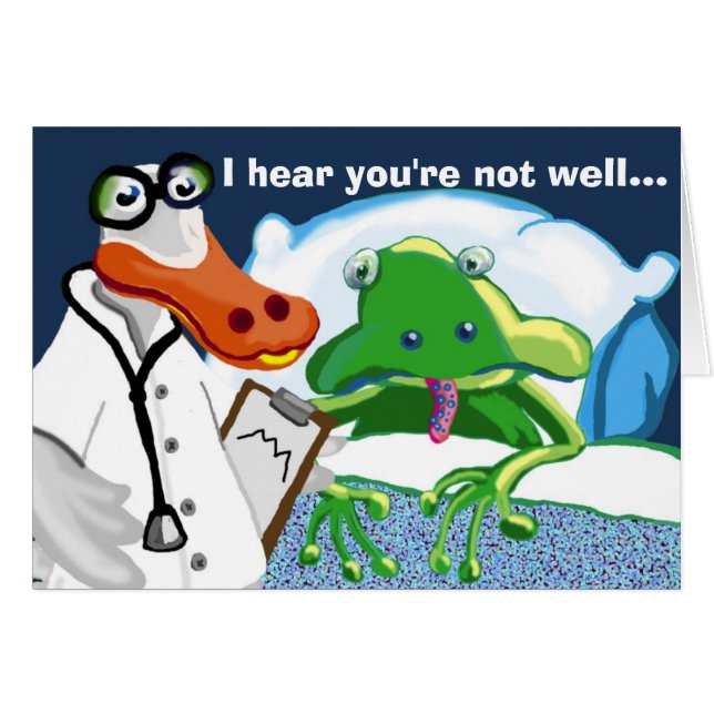 I hear you're not well... (Front Horizontal)