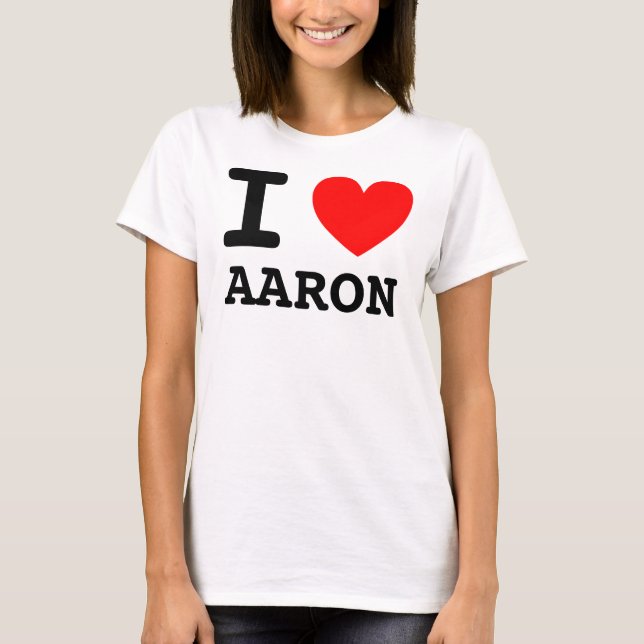 I Heart Aaron Shirt (Front)