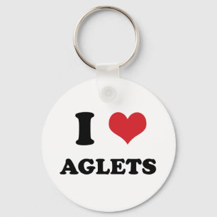 I (heart) Aglets Key Ring