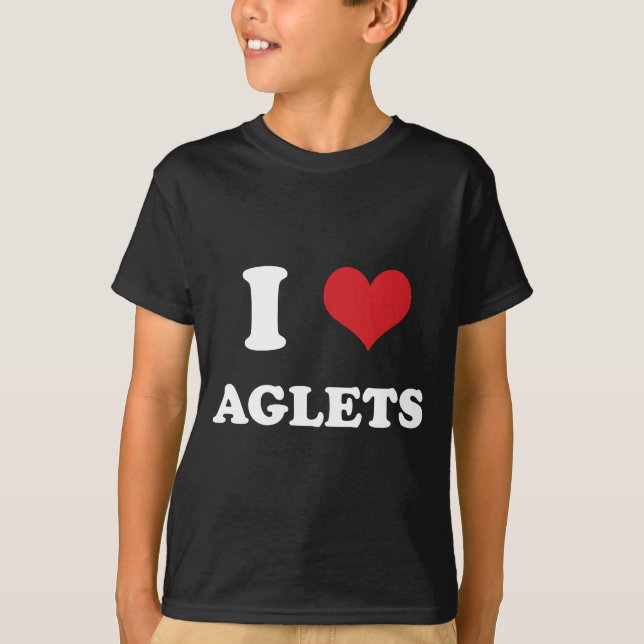 I (heart) Aglets T-Shirt (Front)