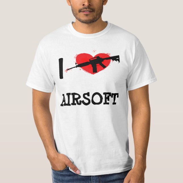 I Heart Airsoft T-Shirt (Front)
