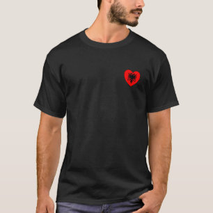 I Heart Albania - Fun Albanian Flag Heart T-Shirt