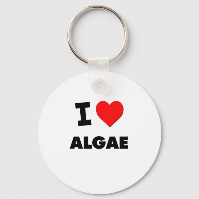 I Heart Algae Key Ring (Front)