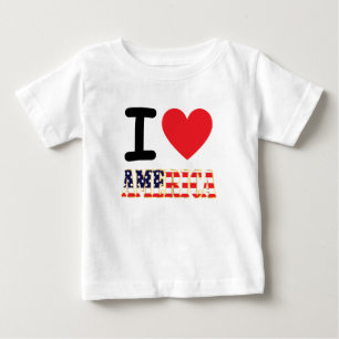 I Heart America Baby T-Shirt