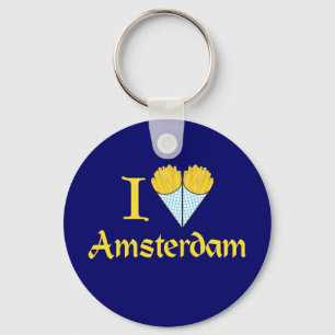 I Heart Amsterdam Key Ring