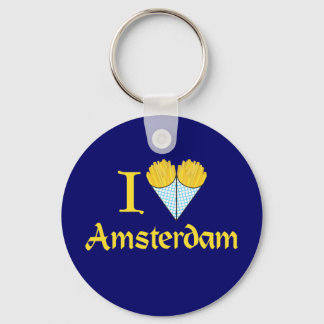 I Heart Amsterdam Key Ring