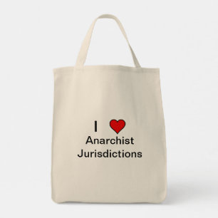 I heart Anarchist Jurisdictions Tote Bag