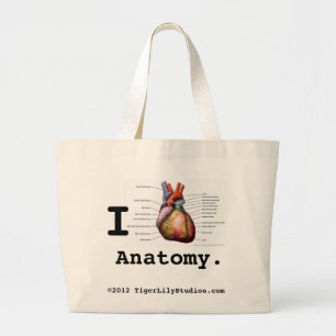 I Heart Anatomy Tote Bag