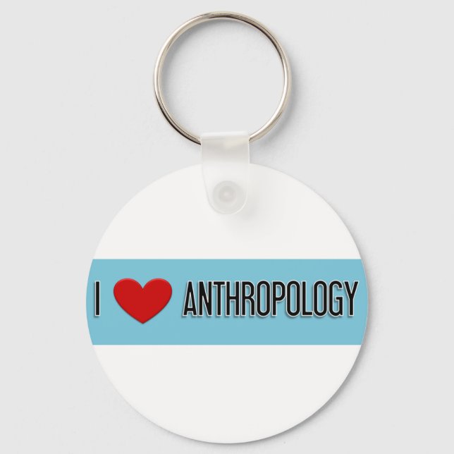 I heart Anthropology Key Ring (Front)