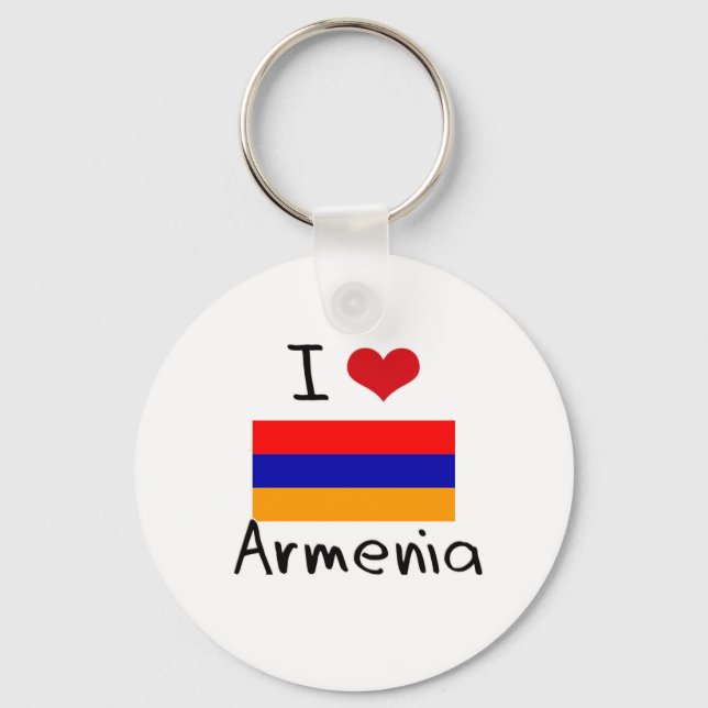 I HEART ARMENIA KEY RING (Front)
