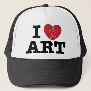 I Heart ART Trucker Hat