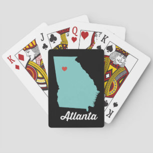 I heart Atlanta. Georgia playing cards - fun gift