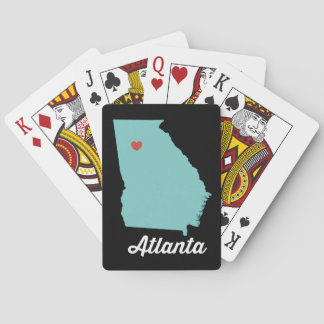 I heart Atlanta. Georgia playing cards - fun gift
