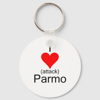 I Heart Attack Parmo Key Ring