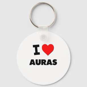I Heart Auras Key Ring