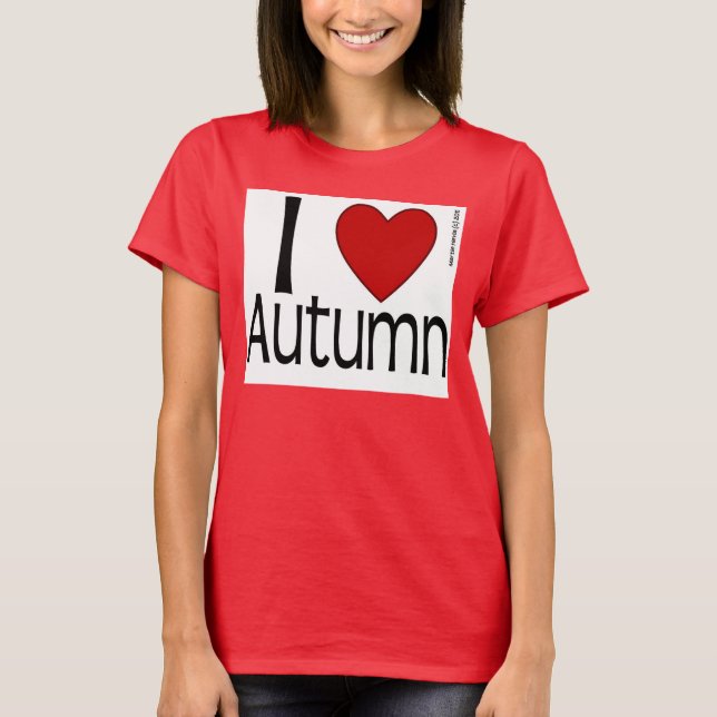 I Heart Autumn Shirt (Front)
