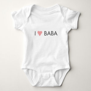 I HEART BABA BABY BODYSUIT