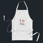 I heart Baking Apron<br><div class="desc">Thank you for your interest in Sweet Tooth Design Studio! Please feel free to contact me should you have any questions, if would like changes to the design colours, or if you require a coordinating piece that you do not see posted in my shop. E-mail me at sweettoothstudio@gmail.com with your...</div>