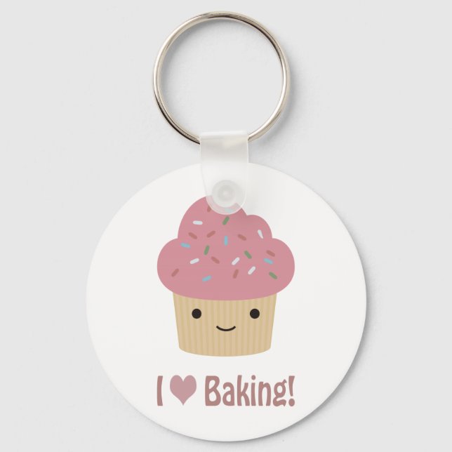 I heart baking key ring (Front)