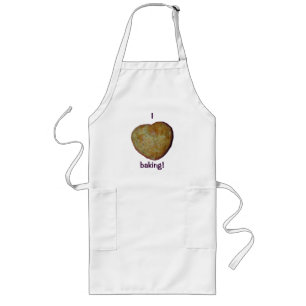 I Heart Baking Lemon Poppyseed apron